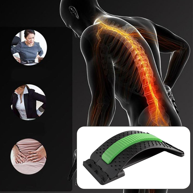 Back Massager and Stretcher Lumbar Support
